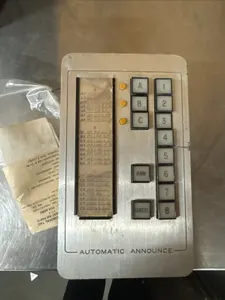 Vintage Airbus A300 Flight Attendant Communication Control Panel bin29